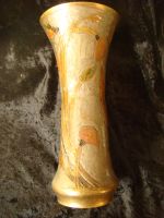 Jugendstil Messig- Vase mit Emailleverzierungen handgemalt  22 cm Niedersachsen - Sottrum Vorschau