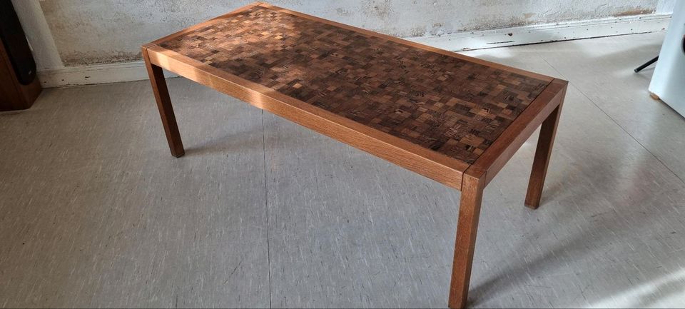 Couchtisch 1960er Jahre. Wenge Mosaik ,Vintage Tisch, alt in Braunschweig