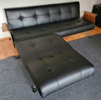 Sofa (Schlafsofa) plus Sessel schwarz, Eames Style Niedersachsen - Sassenburg Vorschau