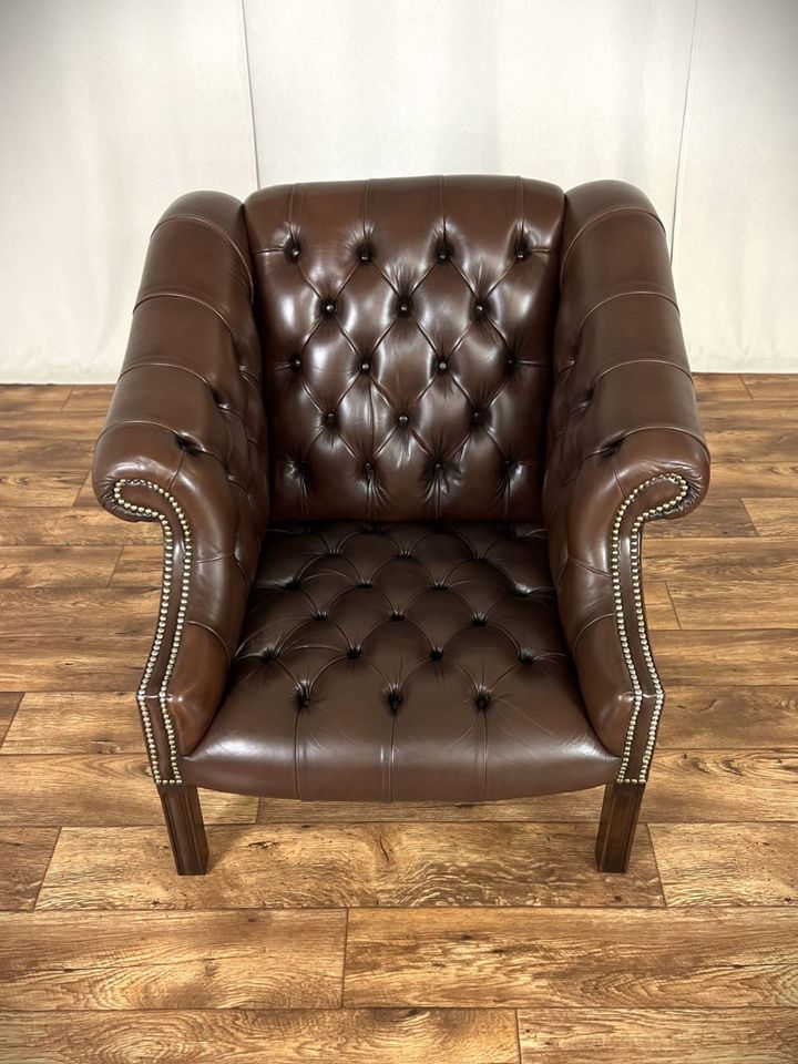 Chesterfield Ledersessel Vintage Sessel Liberty Chair in Hüllhorst