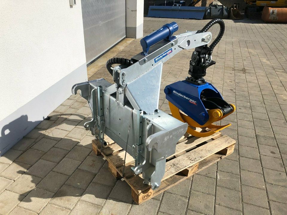 Binderberger Rückezange RZ 1200 light Forstzange Frontladerzange in Rennertshofen