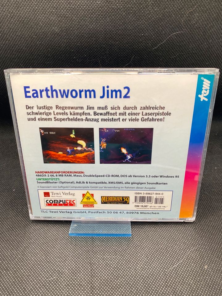 EarthWorm JIM 2 PC Spiel Rar Kult in Karlsfeld