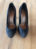 Damen Schuhe Pumps schwarz mit Glitzer Größe 38 Baden-Württemberg - Freudenstadt Vorschau