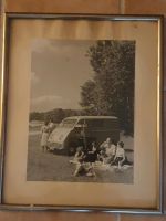 Alte Fotografie von AUDI  VW BUS gerahmt. Bayern - Kösching Vorschau