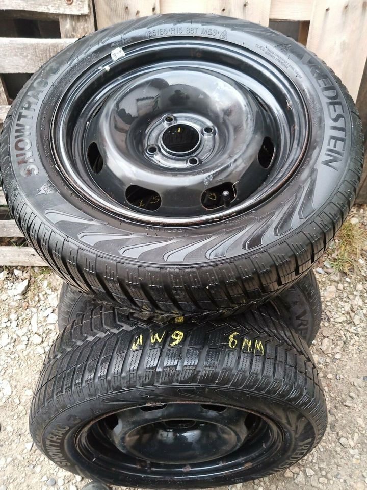 Peugeot 4stk winterreder  185/65 R15 88T MS 6-5mm.ET23.Dot1513. in Kusterdingen