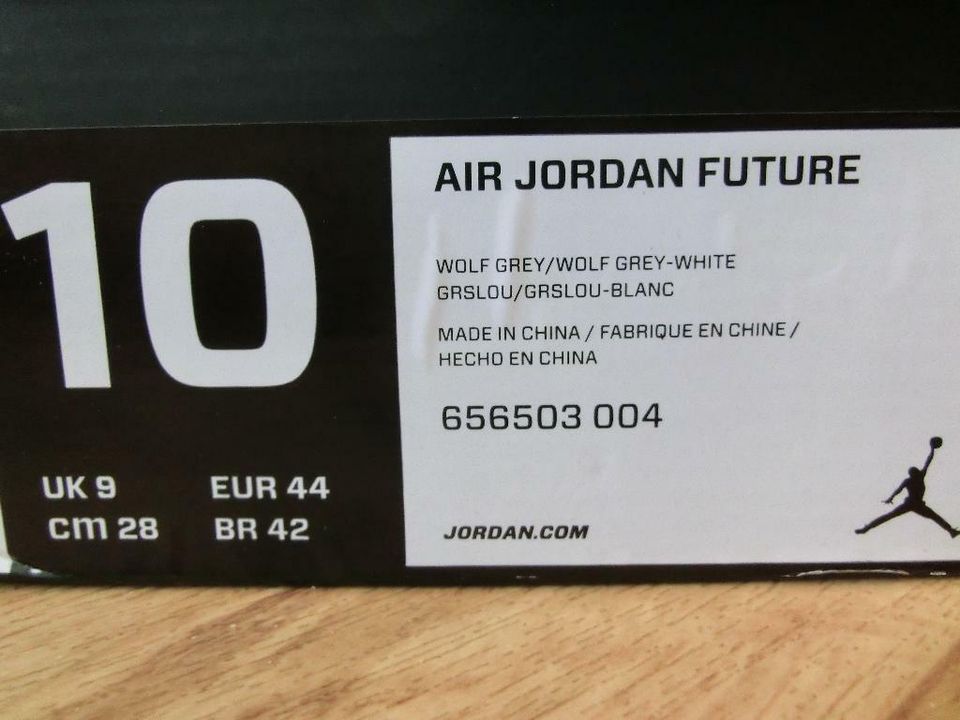 Air Jordan Future Grey Gr. 44 in Fulda