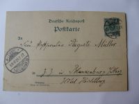 Postkarte --1897 gelaufen-- Bonn-Blankenburg (Harz) Berlin - Neukölln Vorschau