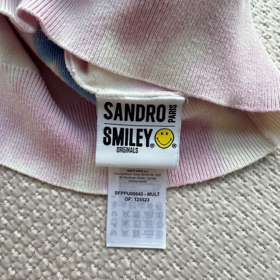 Sandro Sweatshirt Pullover Smiley Gr. 34 / 0 in Neuburg a.d. Donau