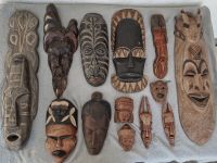 Alte Wandmaske Sammlung Holz (13 Masken) Nordrhein-Westfalen - Solingen Vorschau