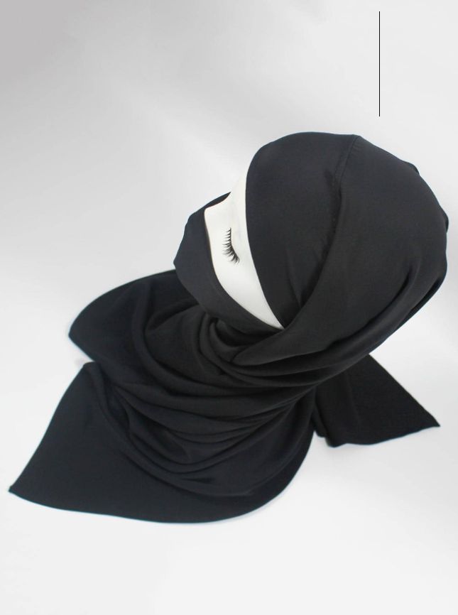 Khimar schwarz 1 layer islamic veil NEU in Essen