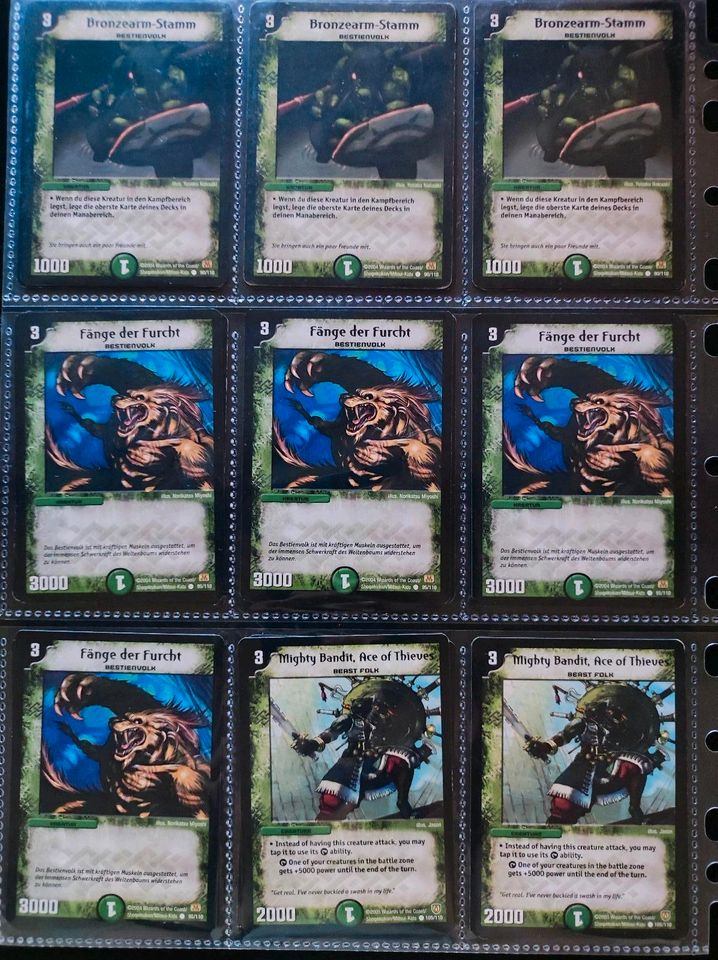 DuelMasters TCG Sammelkarten - Zivilisation Natur in Grafenwöhr