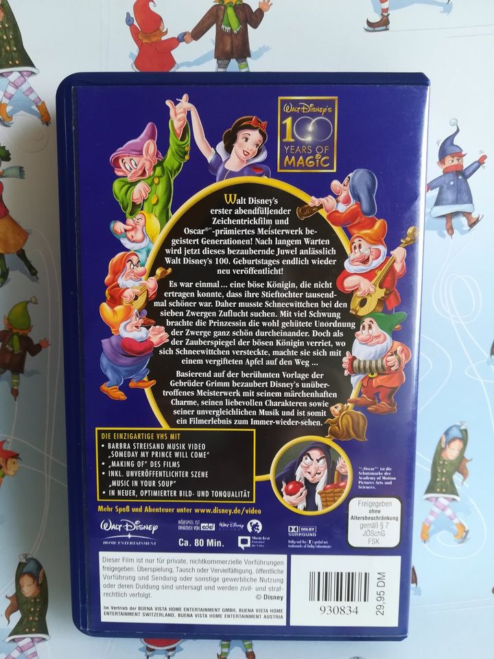 Disney VHS Schneewittchen Neuwertig Kassette eingeschweißt in Marl