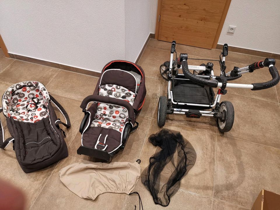 Kinderwagen Hartan Topline S weiss in Schwangau