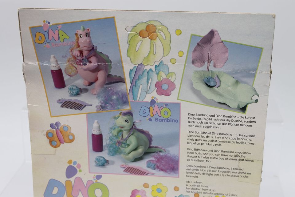 Dino Bambino Badewanne Vintage Spielzeug Figuren Set Zapf 90er in Brunnen