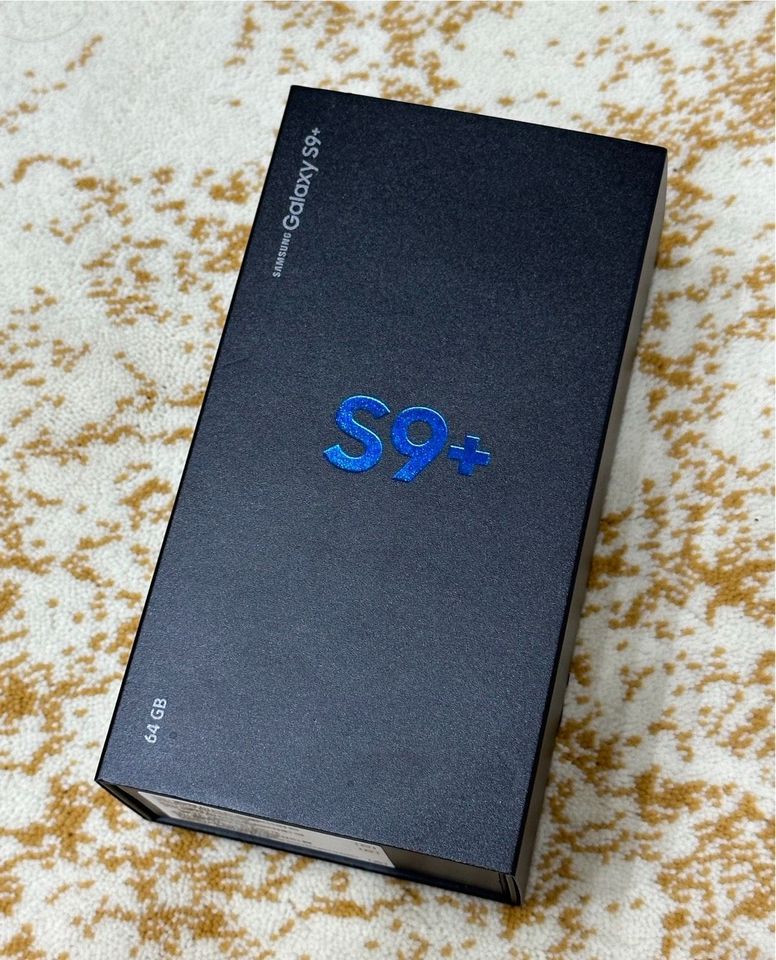 Samsung Galaxy S9+ DOUS Glasschaden | 64GB - OVP + Hülle in Moers