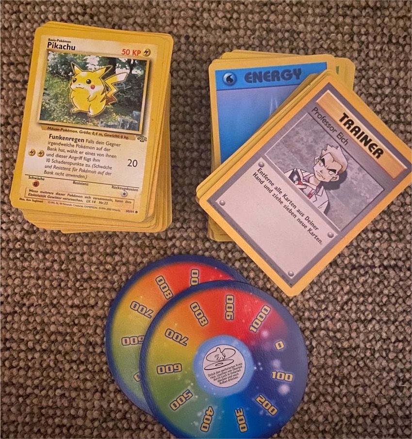 Pokémon Karten Set (1995, 96, 98) in Poing