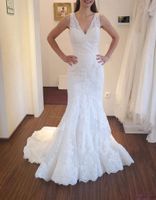 Designer Brautkleid 36 ivory fit Flair mermaid Spitze neu Nordrhein-Westfalen - Ascheberg Vorschau