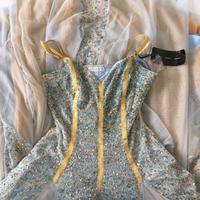 Abendkleid/ Ballkleid blau gold Strass *Apart* L / 40 Bayern - Bayreuth Vorschau