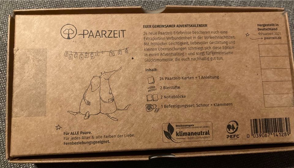 Paarzeit Adventskalender in Delmenhorst