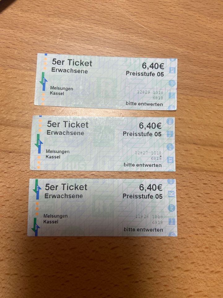 5er Ticket NVV in Melsungen