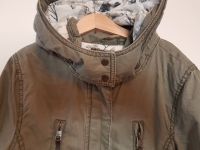 H&M LOGG Parka oliv grün Kapuze Vogelmuster 152 Dortmund - Mitte Vorschau