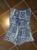Ärmelloser kurzer Jumpsuit von Gina Gr.38 Paisley Muster blau Bayern - Karlshuld Vorschau