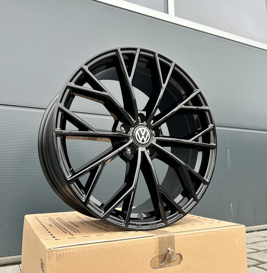 Ultrawheels UA23 19 Zoll Felgen für VW Golf 5 6 7 8 Passat Scirocco Arteon Phaeton Sharan GTI GTD GTE egolf 6R 7R 8R B5 B6 B7 B8 CC 3C 13 R 3H 3D 7N Sommerräder Winterräder schwarz Reifen Volkswagen in Neckarsulm