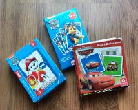 Kleine Spiele: Puzzle, Quartett und Memory Paw Patrol und Cars Thüringen - Erfurt Vorschau