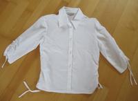 Neuwertige weiße 3 4 Arm Bluse Seite + Ärmel raffenbar Gr 38 C&A Kr. München - Neubiberg Vorschau