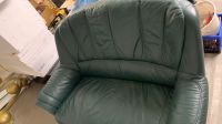 Echtes Leder Sofa 2 Sitzen Grün Nordrhein-Westfalen - Rheine Vorschau