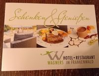 Gutschein Steinwiesen Wagner's Restaurant Hotel Essensgutschein Bayern - Kronach Vorschau