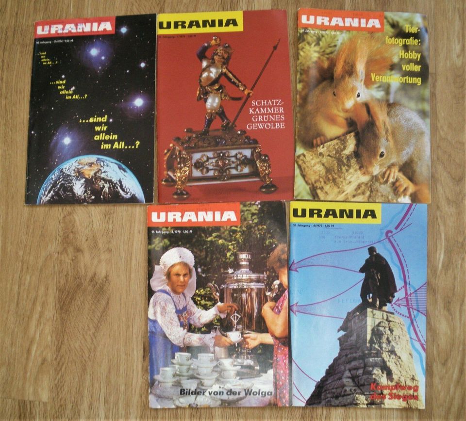 "Urania" -  Hefte aus den 70ern der DDR in Großenhain