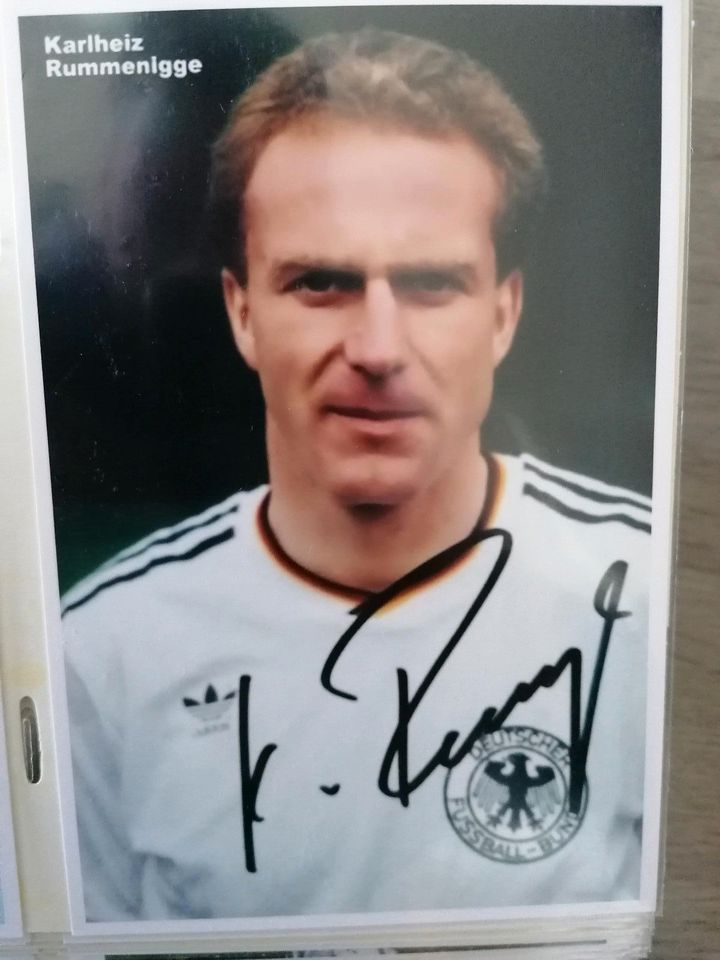 National Mannschaft,6 Autogramme, Matthäus,Rummenigge weitere in Berlin