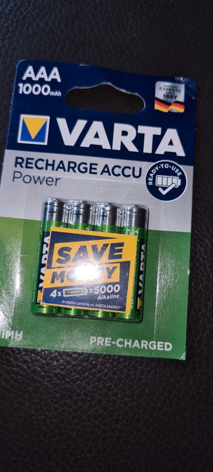 Varta Akku AAA 1000 mAh in Duisburg