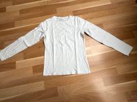 einfarbig weißes Langarmshirt Gr. 146/152 Nordrhein-Westfalen - Erkrath Vorschau