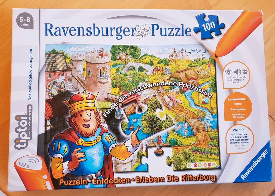 2 tiptoi Puzzle  Beim Kinderarzt + Die Ritterburg in Eichenzell
