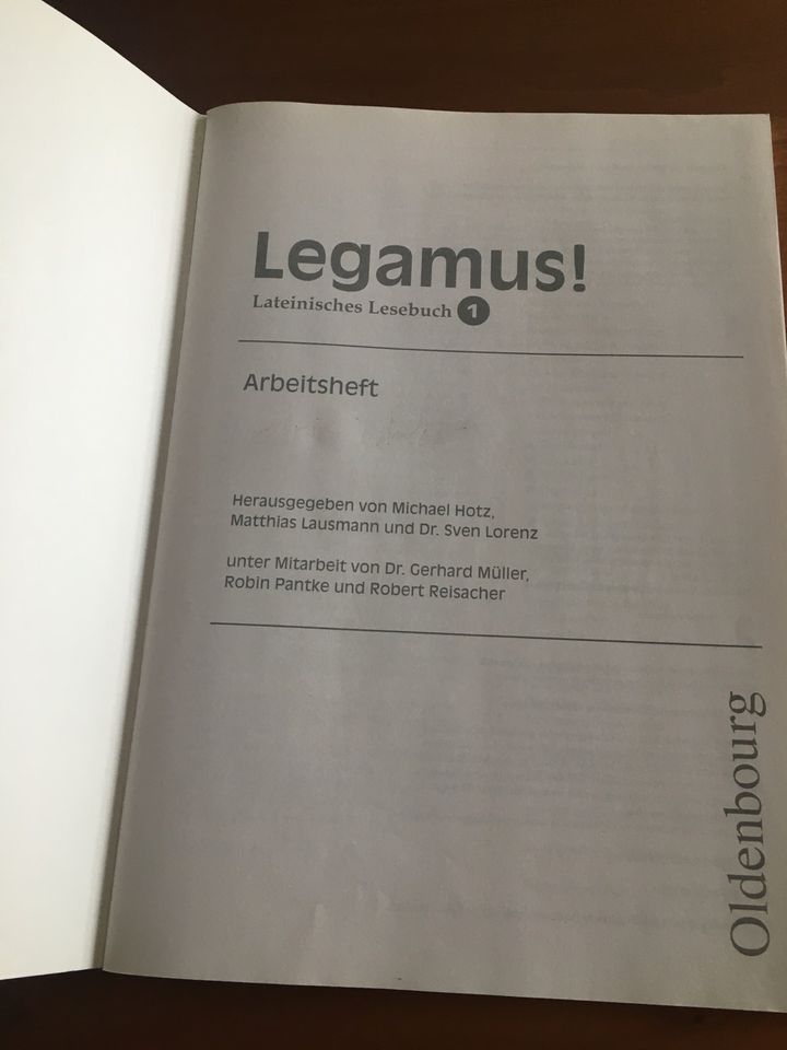 Legamus Arbeitsheft 1 Lateinisches Lesebuch mit Lösungen in Mainaschaff