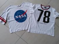 2 Mädchen Tshirts Shirt Gr.170/176 H&M NASA weiß Dortmund - Benninghofen Vorschau