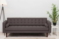 3-Sitzer Sofa Tampa, Flachgewebe Sawana in Silber Niedersachsen - Wolfsburg Vorschau