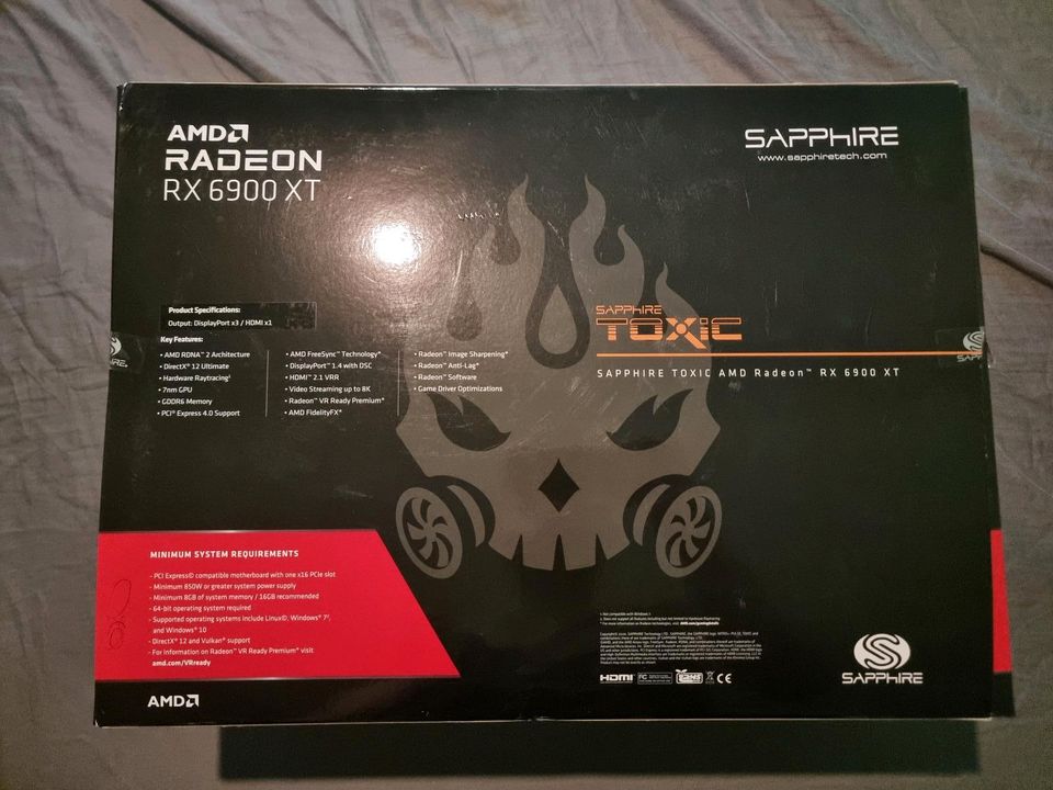 Radeon rx 6900xt sapphire toxic limited edition 16 gb in Berlin