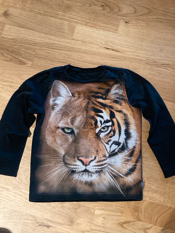 wie Neu Jako o Haba Fotodruck Tiger Puma Shirt Longshirt 116 122 in Kitzingen