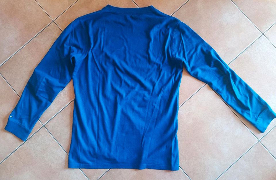 Tommy Hilfiger Shirt langarm T-Shirt blau XL 16-18 in Bad Neustadt a.d. Saale