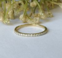 RESERVIERT 585er Gold Ring 0,26 ct Brillanten Gr. 52 Kr. Altötting - Burghausen Vorschau