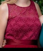 Hochwertiges dunkelrotes Abendkleid von Vera Mont Hessen - Homberg Vorschau