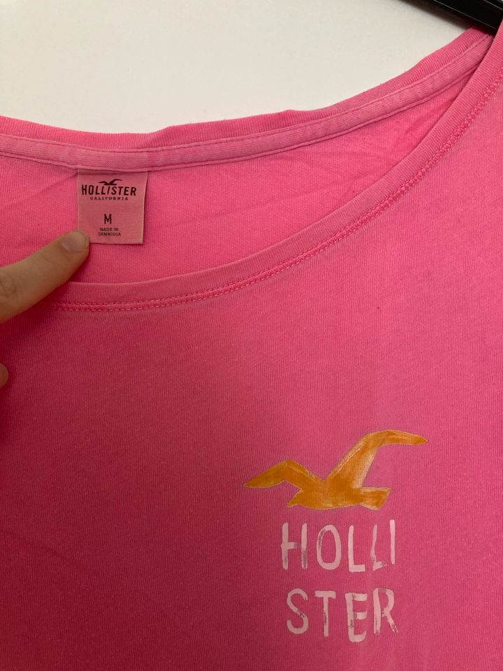 T-Shirt Hollister pink in Centrum