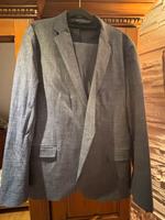 C&A Herren Anzug Jacket & 2 Hosen Größe 60 slim fit blau gemuster Baden-Württemberg - Zweiflingen Vorschau
