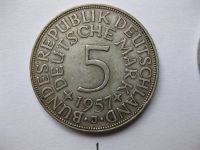 5 deutsche Mark Münze, Silberadler 1957 "J" BRD 2 DM Münze Niedersachsen - Söhlde Vorschau