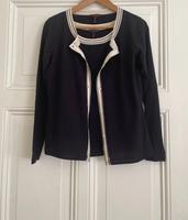 Escada Twin Set Dunkelblau Weiß 36 Frankfurt am Main - Nordend Vorschau