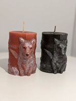2er SET Weihnacht Reliefkerze Kerze deko Wachs aus Sammlung Niedersachsen - Bad Pyrmont Vorschau
