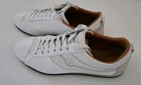 Original Bally Sneaker Schuhe Bredy - Gr. 44 - Weiß Leder Frankfurt am Main - Sachsenhausen Vorschau